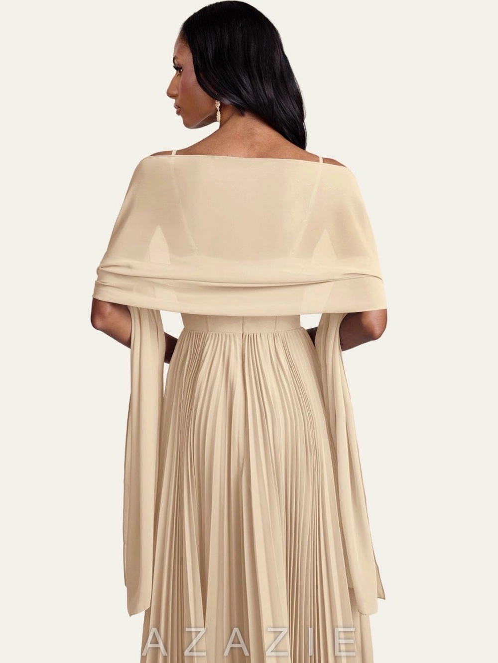 AZAZIE champagne/beige SHAWL
